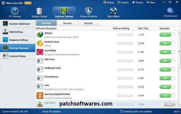 Wise Care 365 Pro 6.1.7 Build 456 Crack With Keygen Free Download