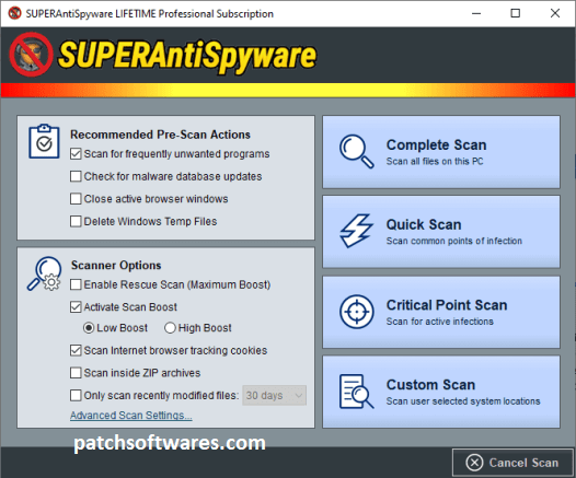 SUPERAntiSpyware Professional X 10.0.1244 Crack With Keygen Free Download